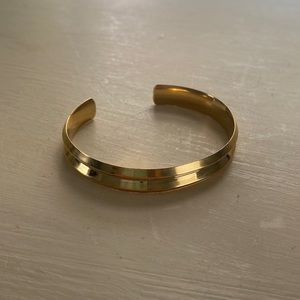 Gold colored bracelet